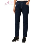 Anna Montana broek 1021 Angelika Thermo Blue black Anna Montana broek 1021 Angelika Thermo Blue black